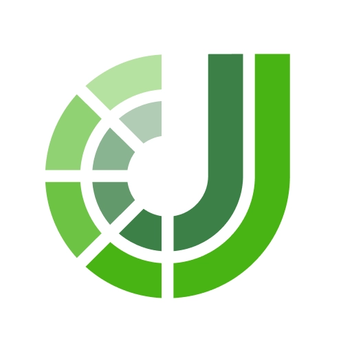 Jeetcity round logo icon in green corporate design